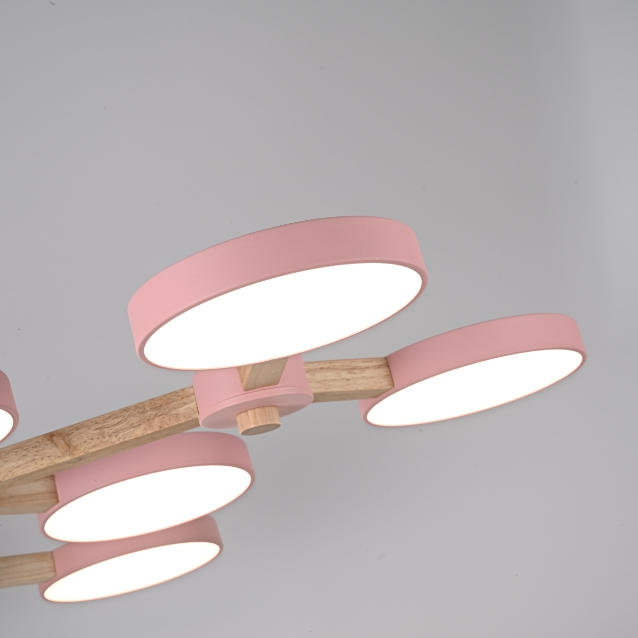 Потолочная люстра на штанге LED TURNA Розовый ImperiumLoft Turna-X01 (178303-26, Умный дом, WiFi, голосовое управление) — фото 5