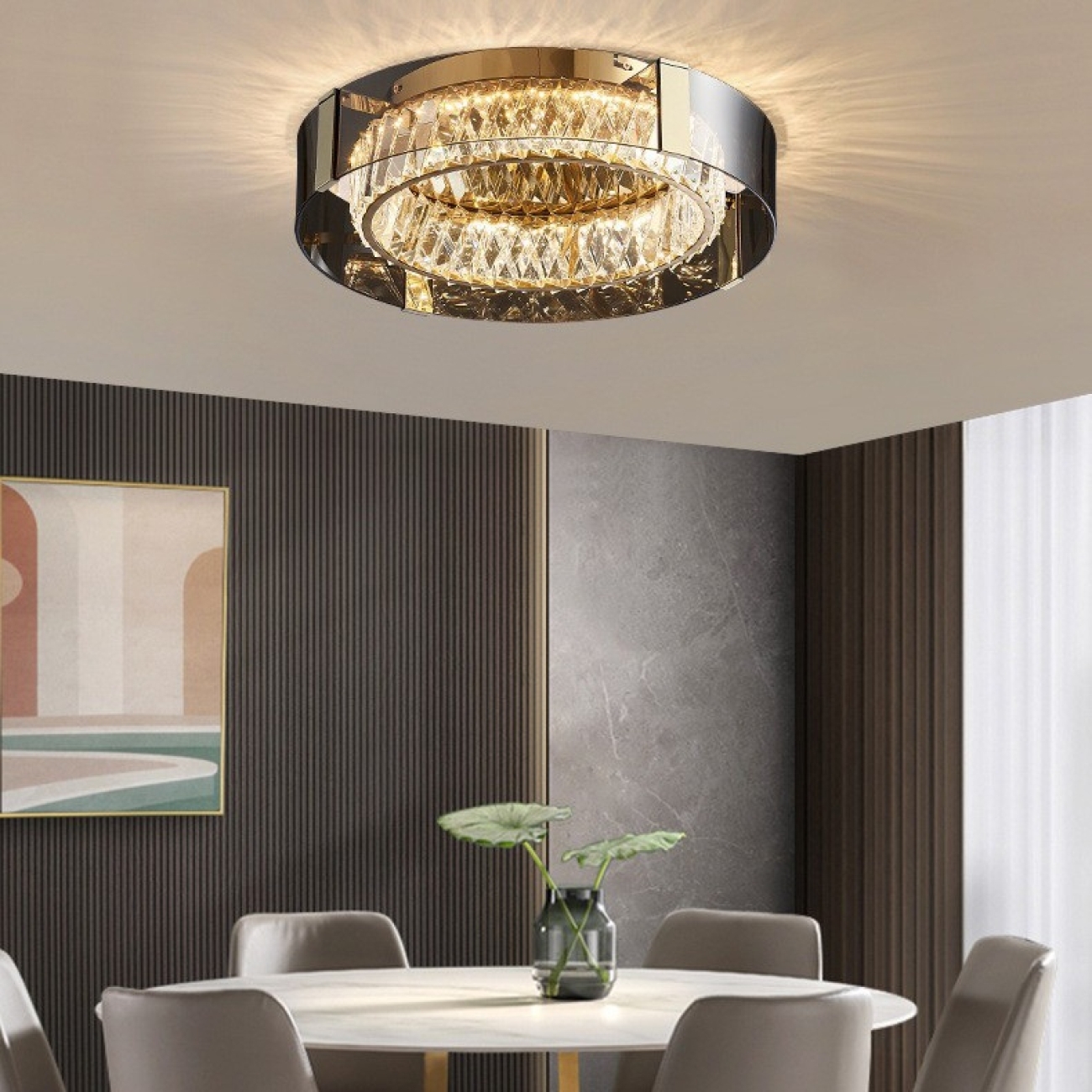 Протолочный светильник LED PERSEY D80 Amber Трех ImperiumLoft Persey01 (223746-23) — фото 4