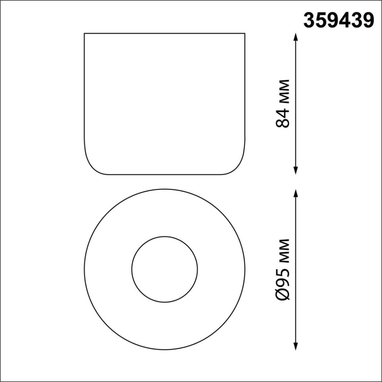 Накладной светильник влагозащищённый Novotech Lisse 359439 белый IP44 LED 10W 220V 3000K — фото 2
