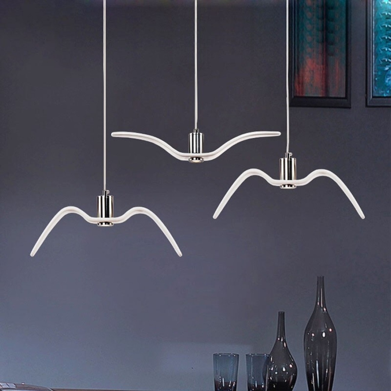 Подвесной светильник Brokis Night Birds White C ImperiumLoft 40.2189-0 (183502-22) — фото 9