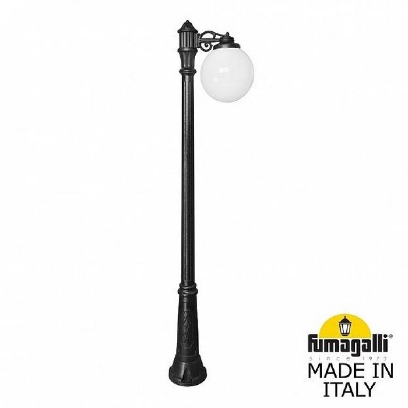 Наземный светильник IP55 уличный Fumagalli Ricu BISSO/G300 1L. G30.157.S10.AYE27 в форме шара — фото 1