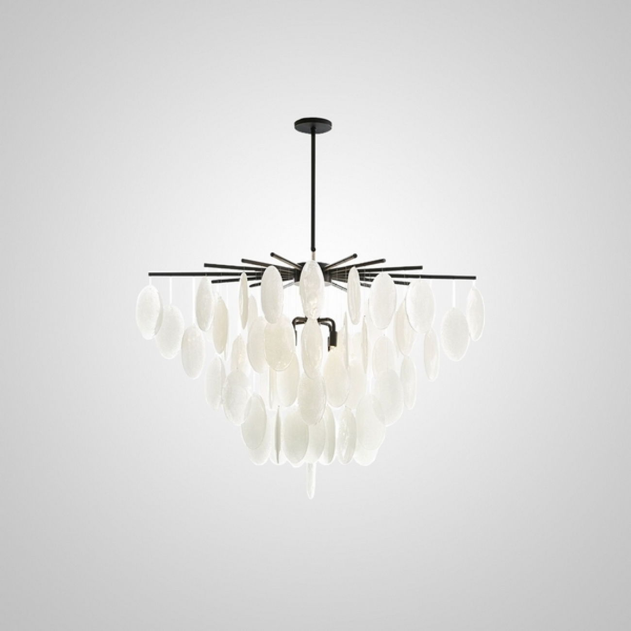 Потолочная люстра на штанге Ritta D68 Black By ImperiumLoft Ritta01 196784-23 — фото 1