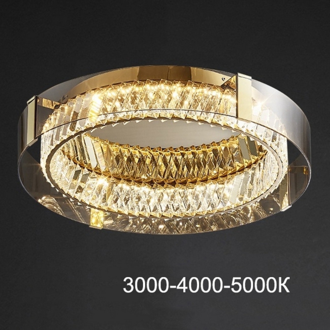 Протолочный светильник LED PERSEY D80 Amber Трех ImperiumLoft Persey01 (223746-23) — фото 1