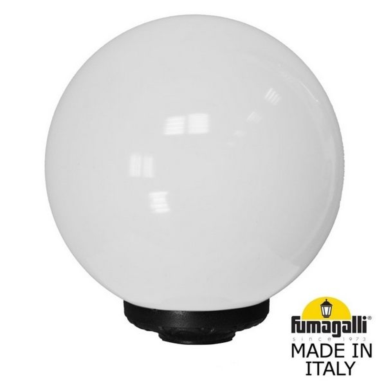 Наземный светильник IP55 на трубу Fumagalli Globe 300 Classic G30.B30.000.AYE27 в форме шара — фото 1