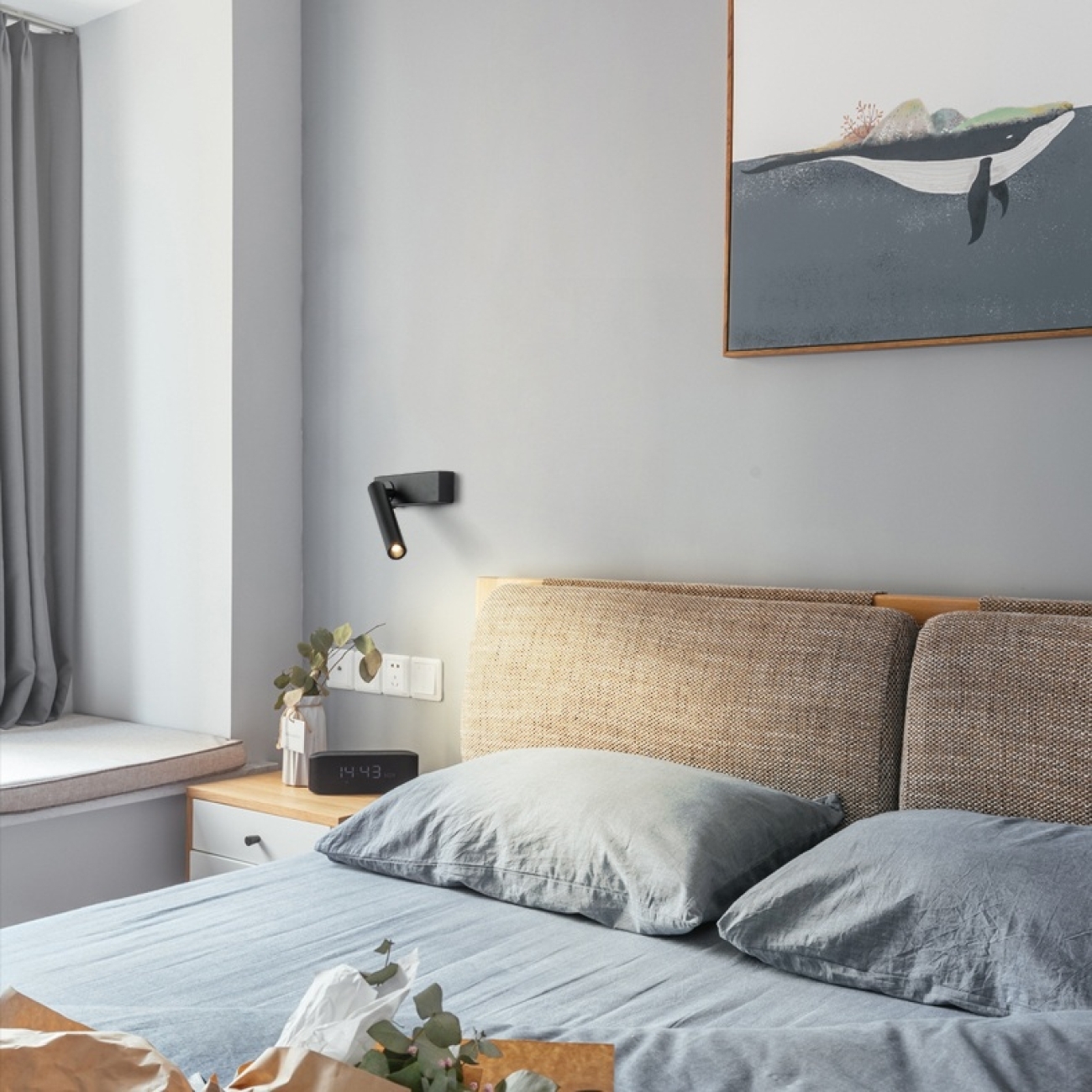 Настенный светильник LED с выключателем OLINN Right Black ImperiumLoft Olinn01 (227249-23) — фото 4