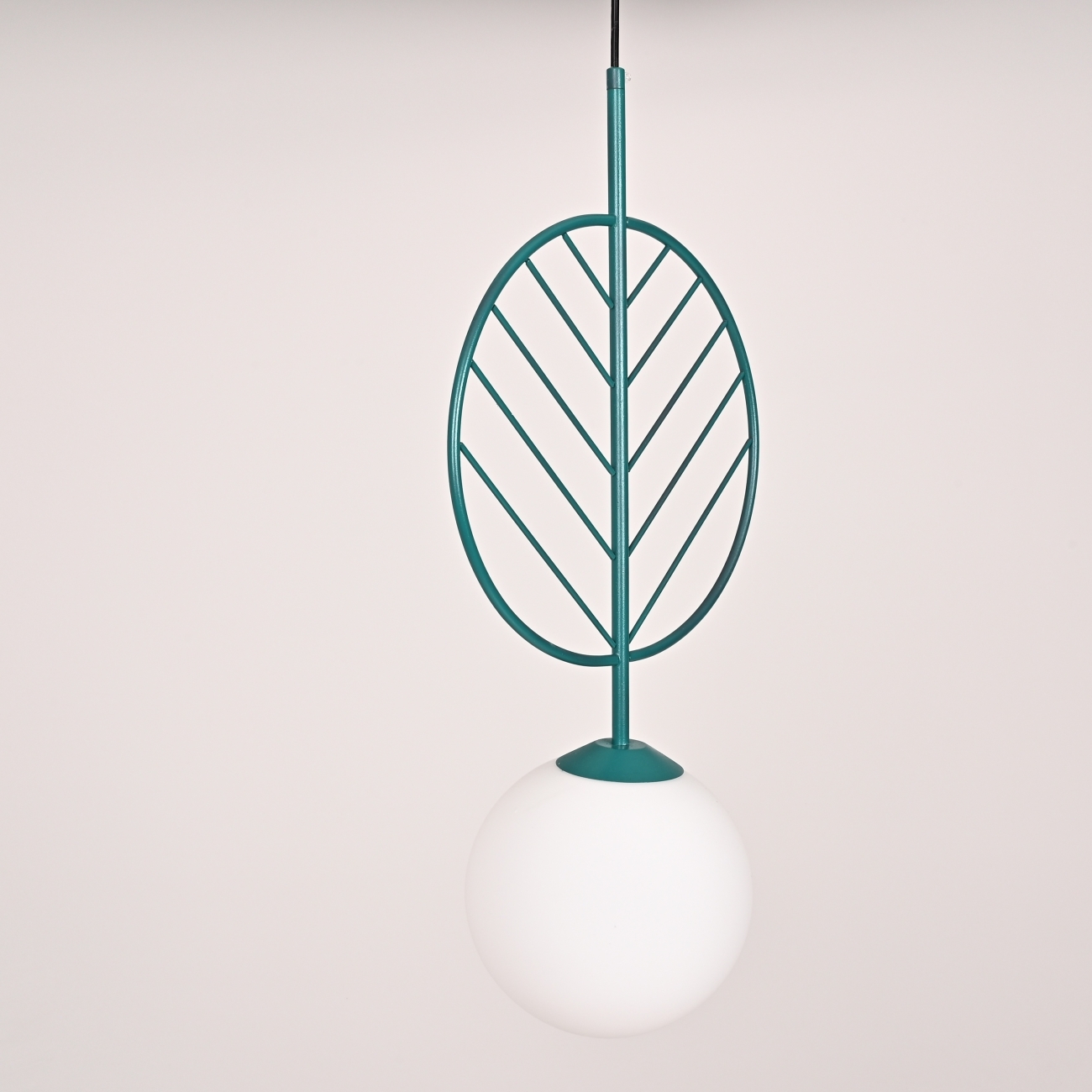 Подвесной светильник LED Leaf B Green By ImperiumLoft Leaf01 312173-26 в форме шара — фото 7