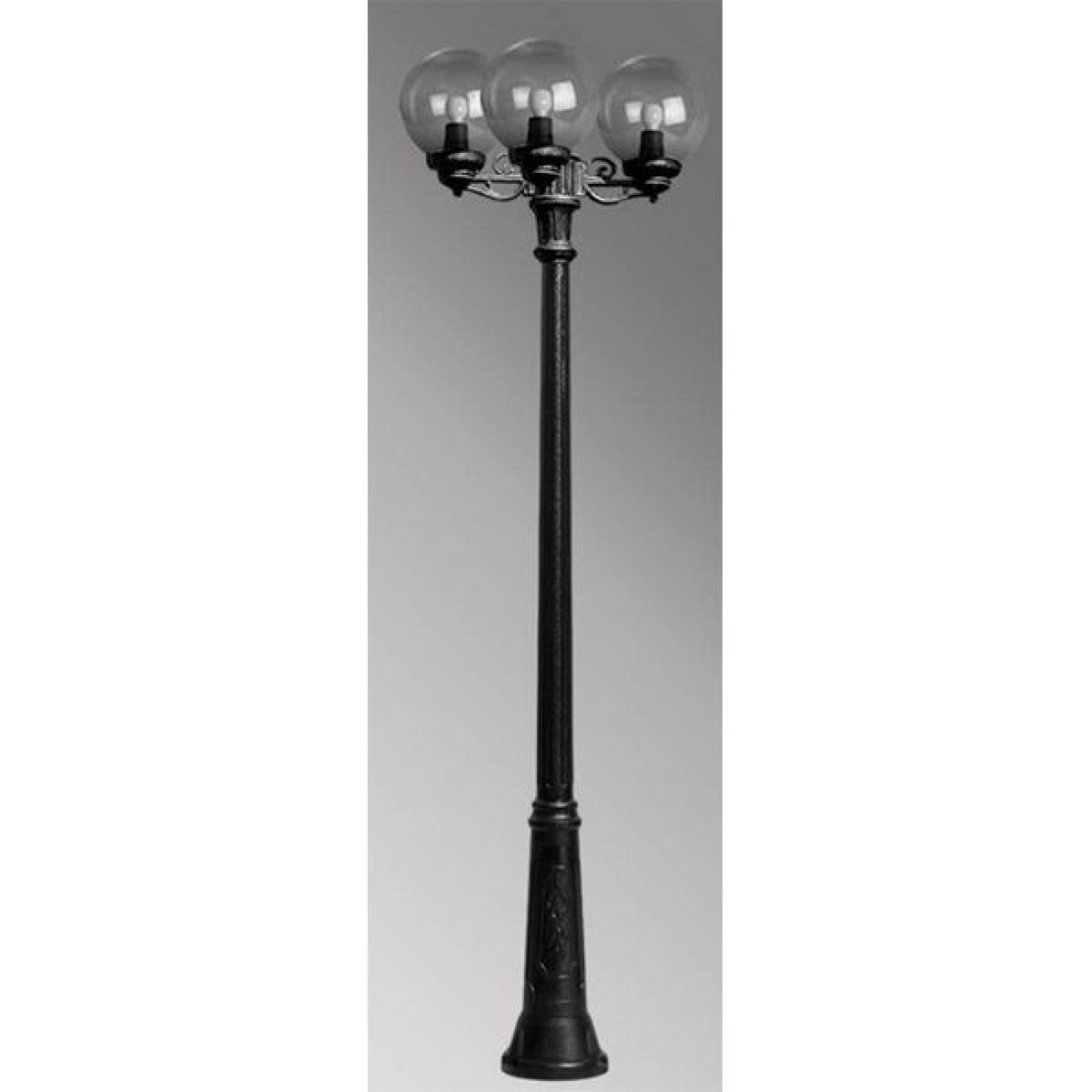 Наземный светильник IP55 уличный Fumagalli Ricu BISSO/G300 3L G30.157.S30.AZE27 в форме шара — фото 1