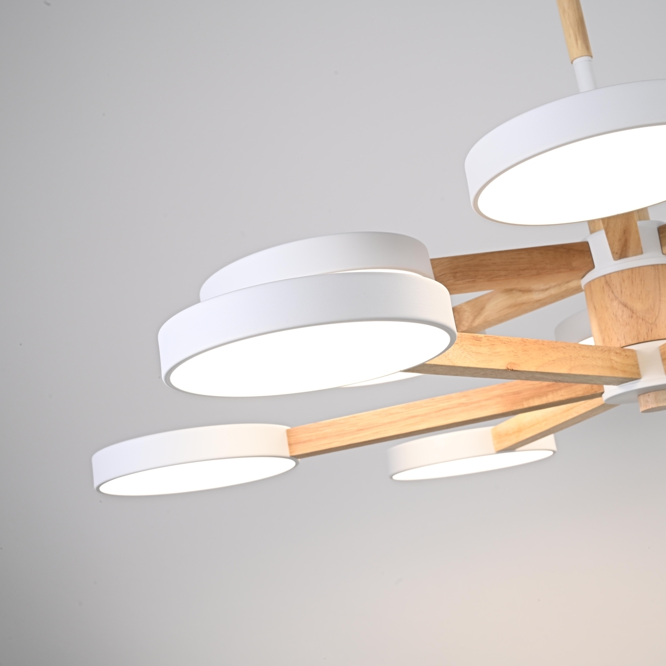 Потолочная люстра LED на штанге Turna Dbl L12 White By ImperiumLoft Turna-Dbl01 (Умный дом, Алиса) 229080-26 — фото 5