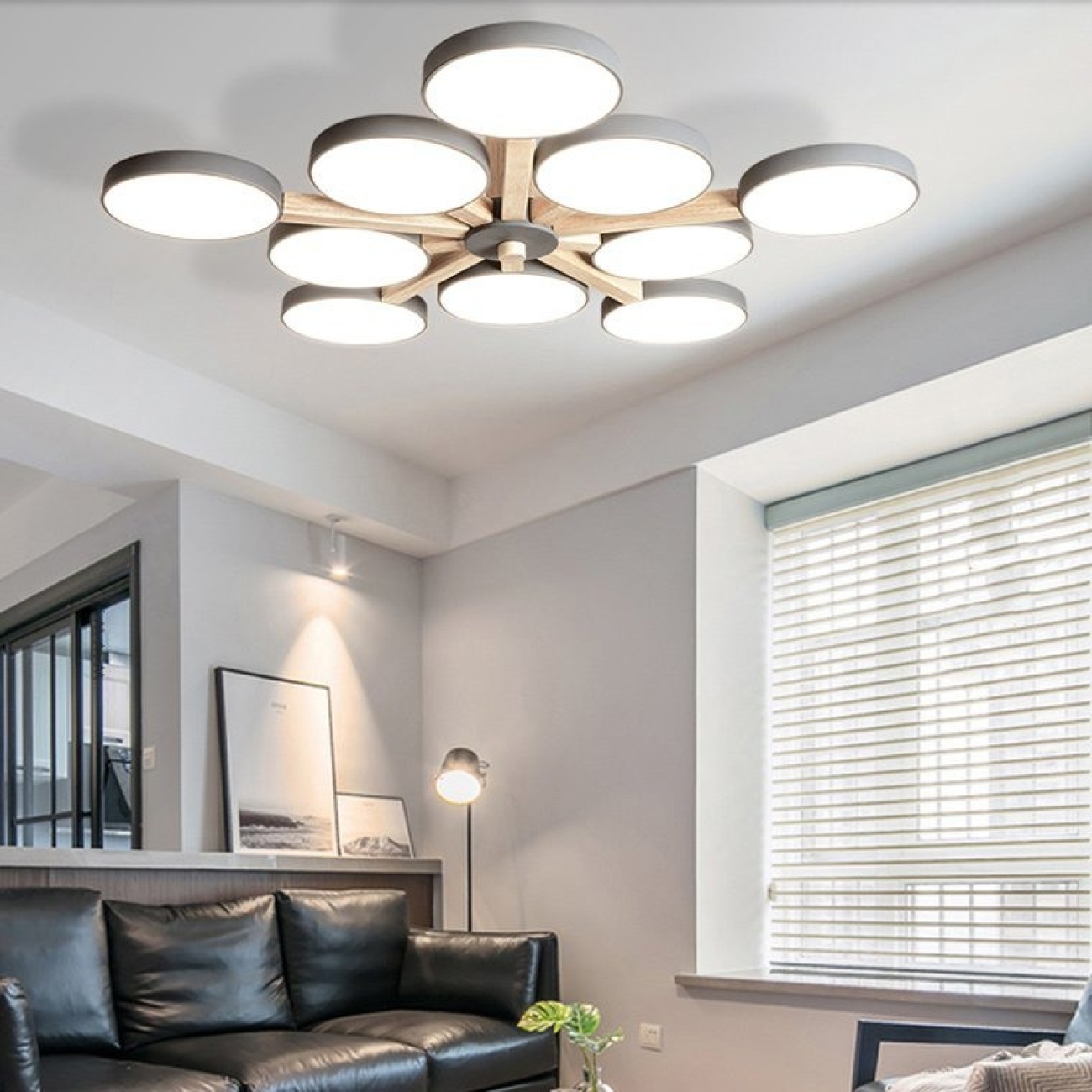 Потолочная люстра LED на штанге Turna L10 Grey By ImperiumLoft Turna-B01 (Умный дом, Алиса) 228858-26 — фото 2
