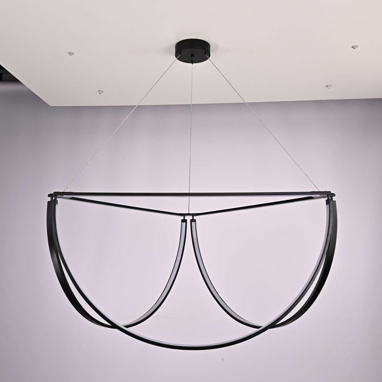 Подвесной светильник LED с пультом Solana Light 3 Black By ImperiumLoft Solana-Light01 302463-23 — фото 7