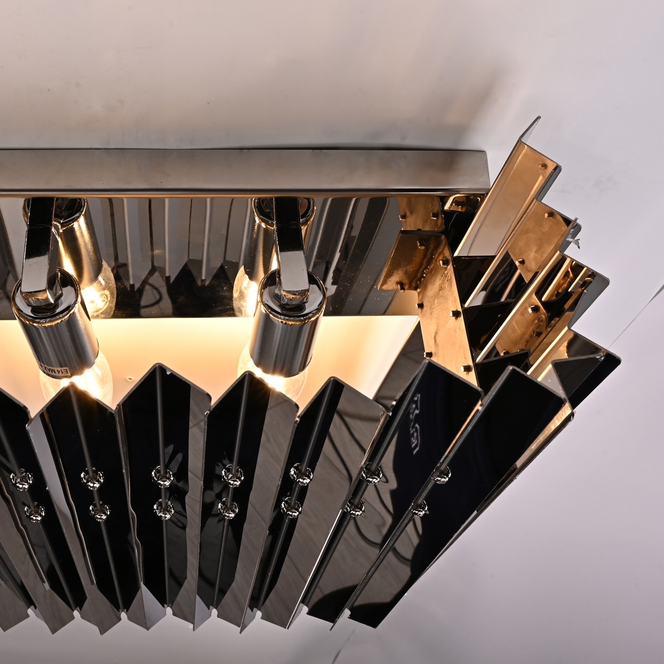 Настенный светильник Grace Lightning Facet Wall Lamp Silver By ImperiumLoft Grace01 310149-22 — фото 4