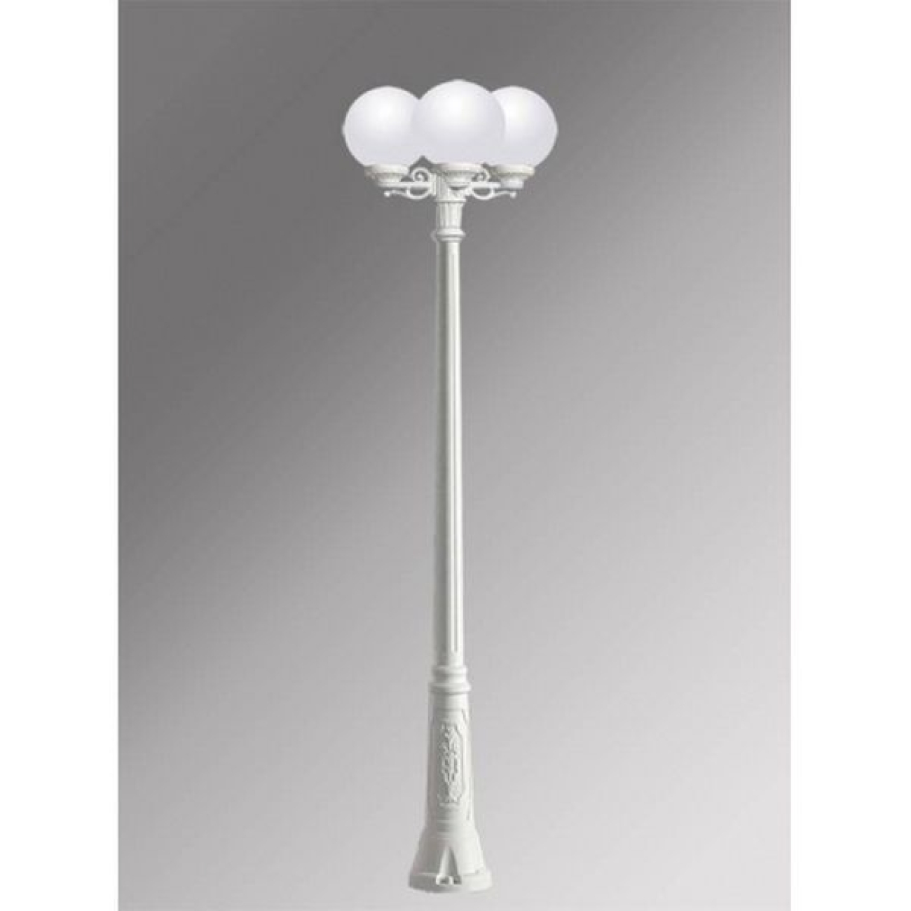 Наземный светильник IP55 уличный Fumagalli Ricu BISSO/G300 3L G30.157.S30.WYE27 в форме шара — фото 1