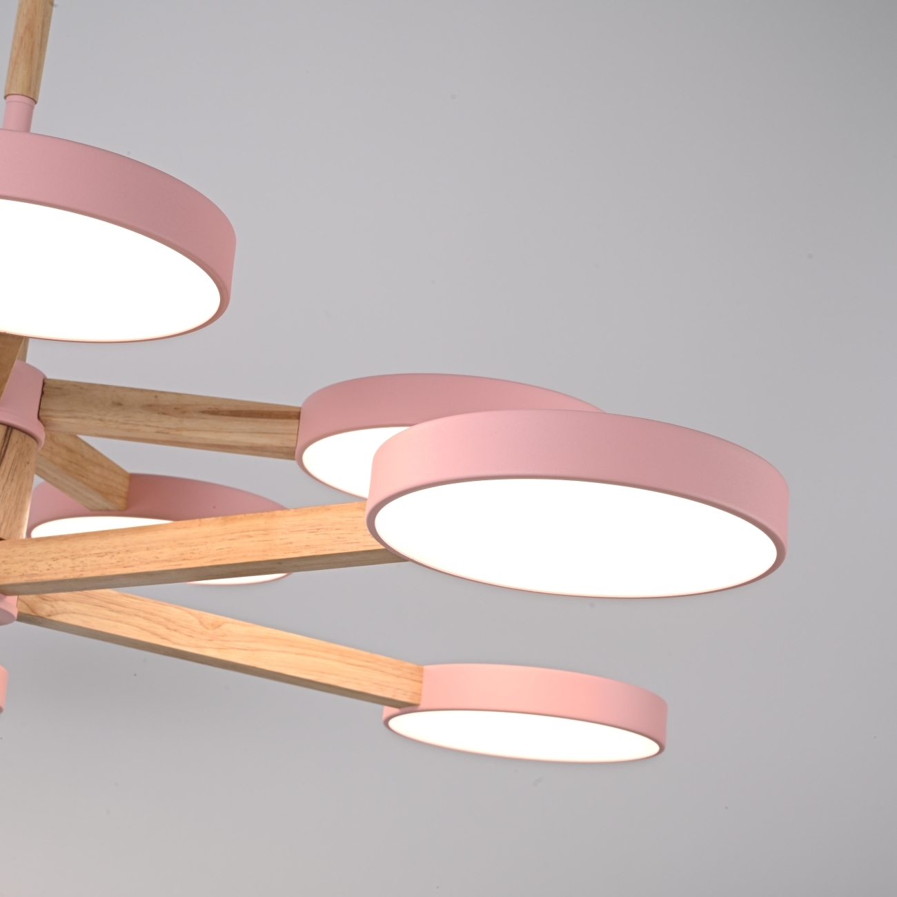 Потолочная люстра на штанге LED TURNA DBL L10 Pink ImperiumLoft Turna-Dbl01 (229082-26, Умный дом, WiFi, голосовое управление) — фото 3