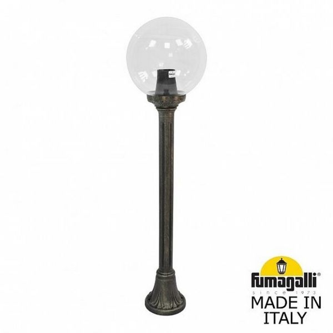 Наземный светильник IP55 уличный Fumagalli Mizar.R/G250. G25.151.000.BXE27 в форме шара — фото 1
