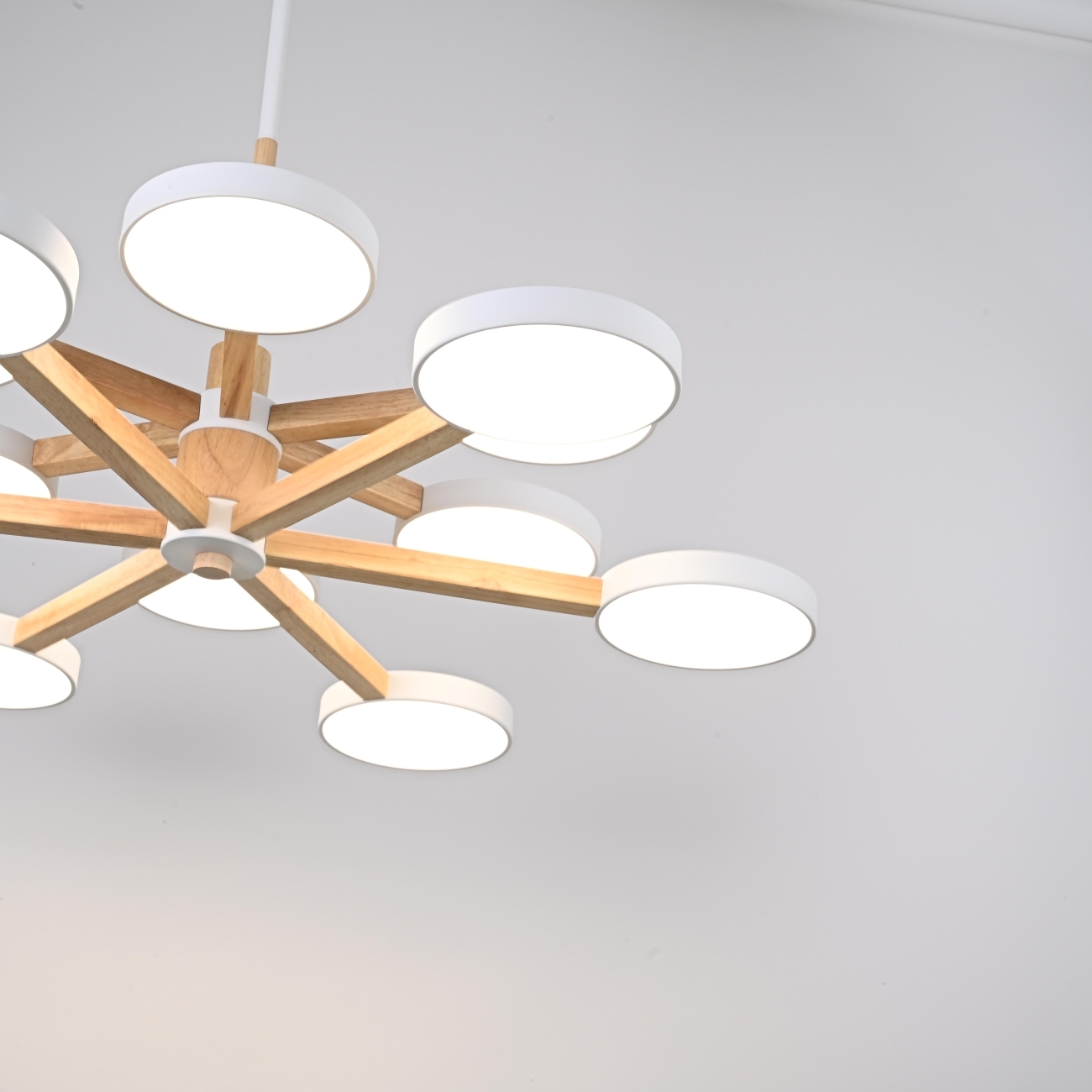Потолочная люстра LED на штанге Turna Dbl L12 White By ImperiumLoft Turna-Dbl01 (Умный дом, Алиса) 229080-26 — фото 4