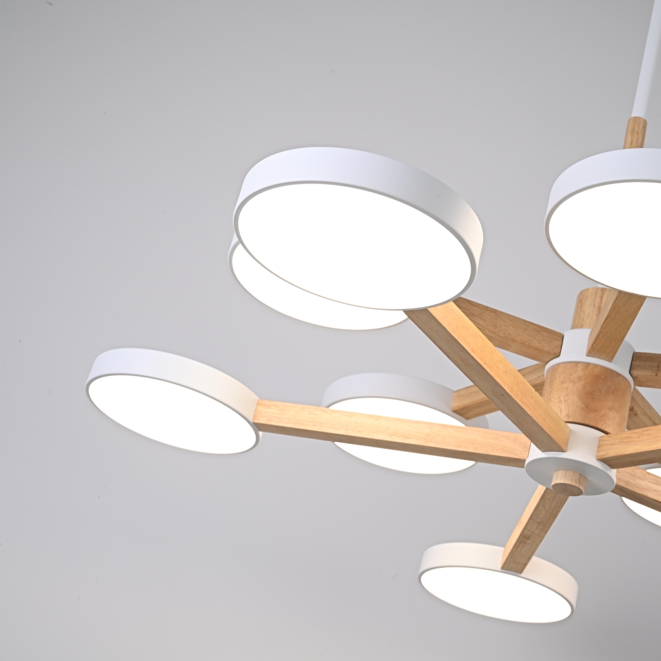 Потолочная люстра на штанге LED TURNA DBL L10 White ImperiumLoft Turna-Dbl01 (229079-26, Умный дом, WiFi, голосовое управление) — фото 8