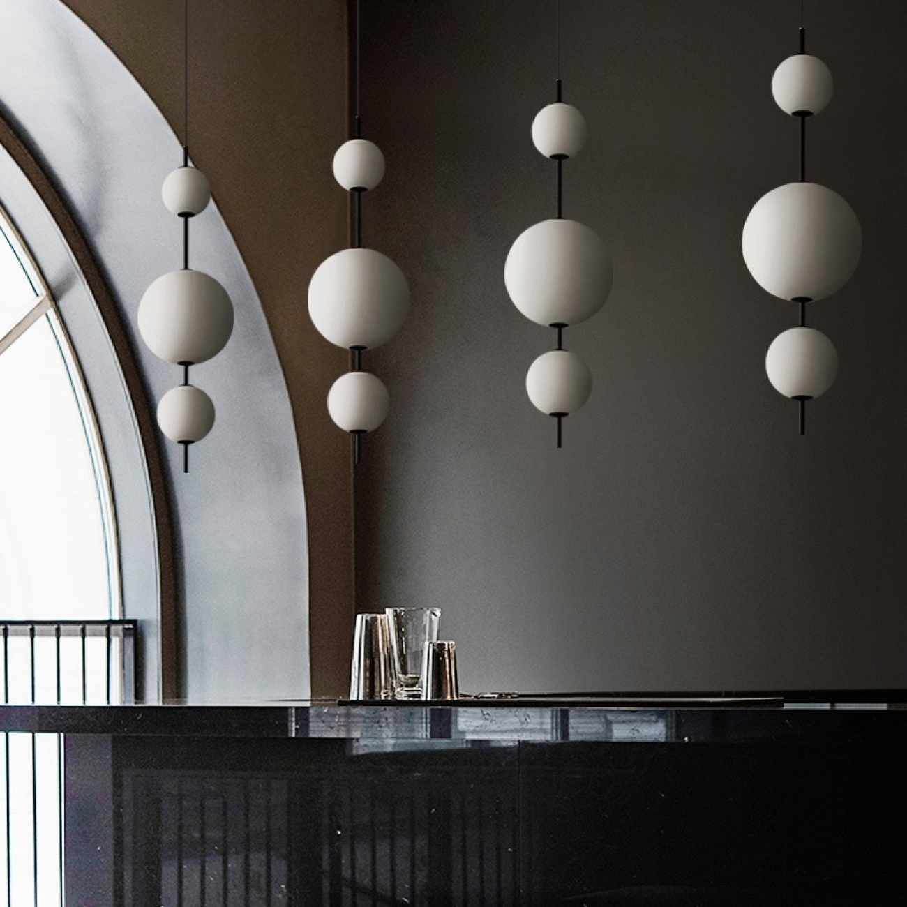 Подвесной светильник LED White Beads Pendant D50 By ImperiumLoft 40.2133-0 275303-22 шарики — фото 7