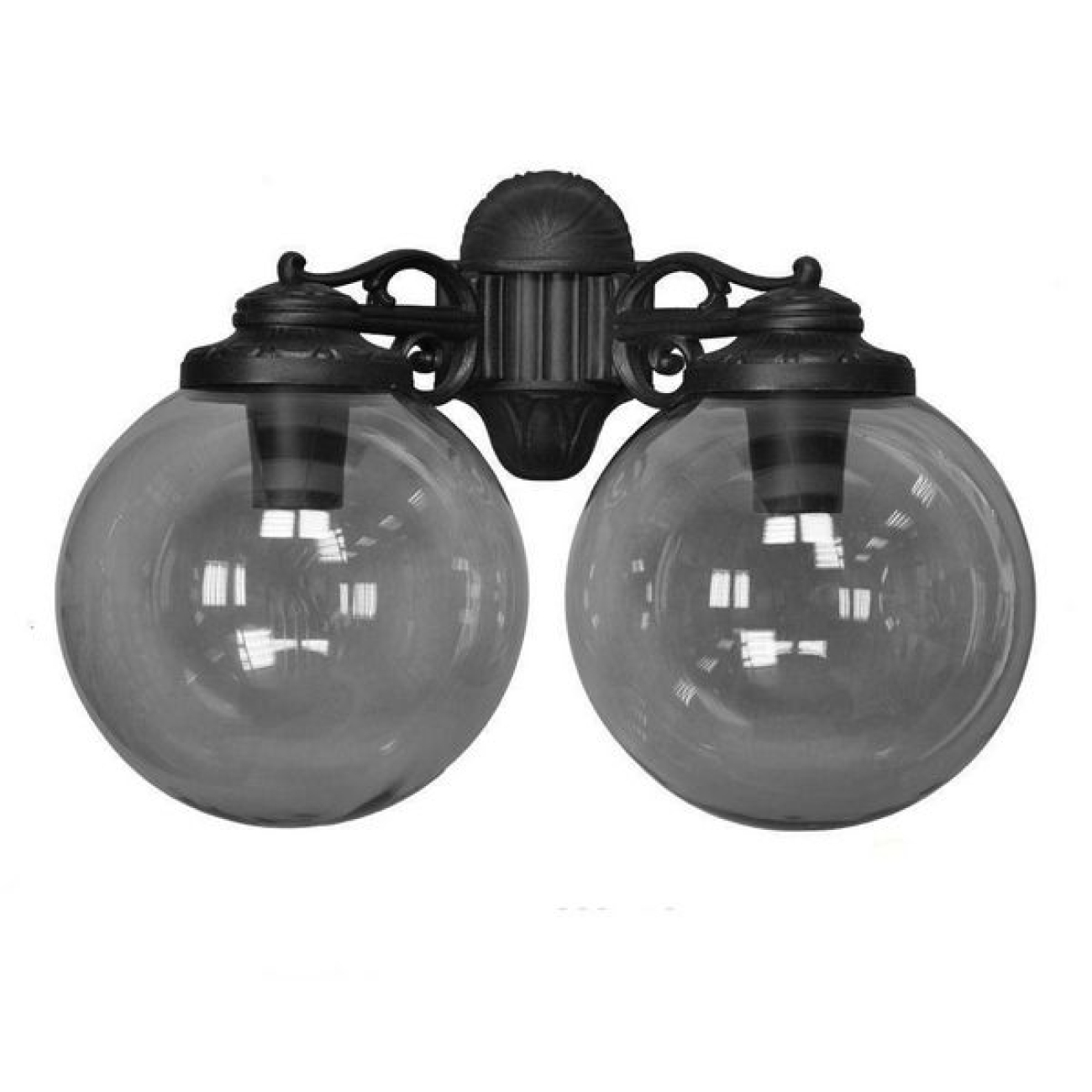 Настенный светильник уличный IP55 Fumagalli Porpora/G300. G30.141.000.AXE27DN в форме шара — фото 1
