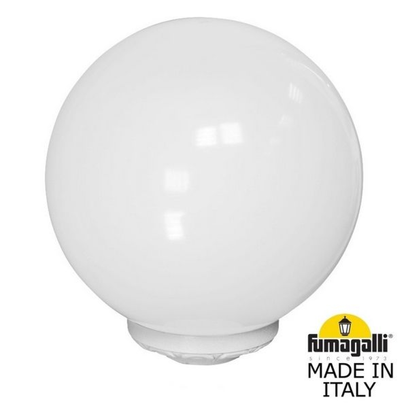 Наземный светильник IP55 на трубу Fumagalli Globe 300 Classic G30.B30.000.WYE27 в форме шара — фото 1