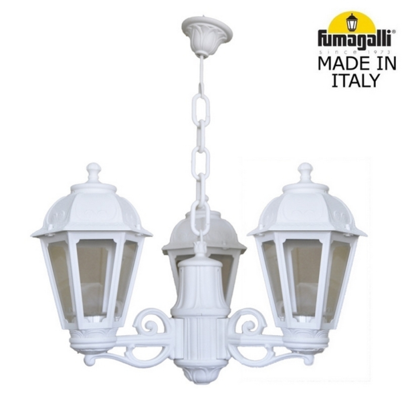 Светильник уличный подвесной Fumagalli Sichem/Saba 3L K22.120.S30.WXE27 — фото 1
