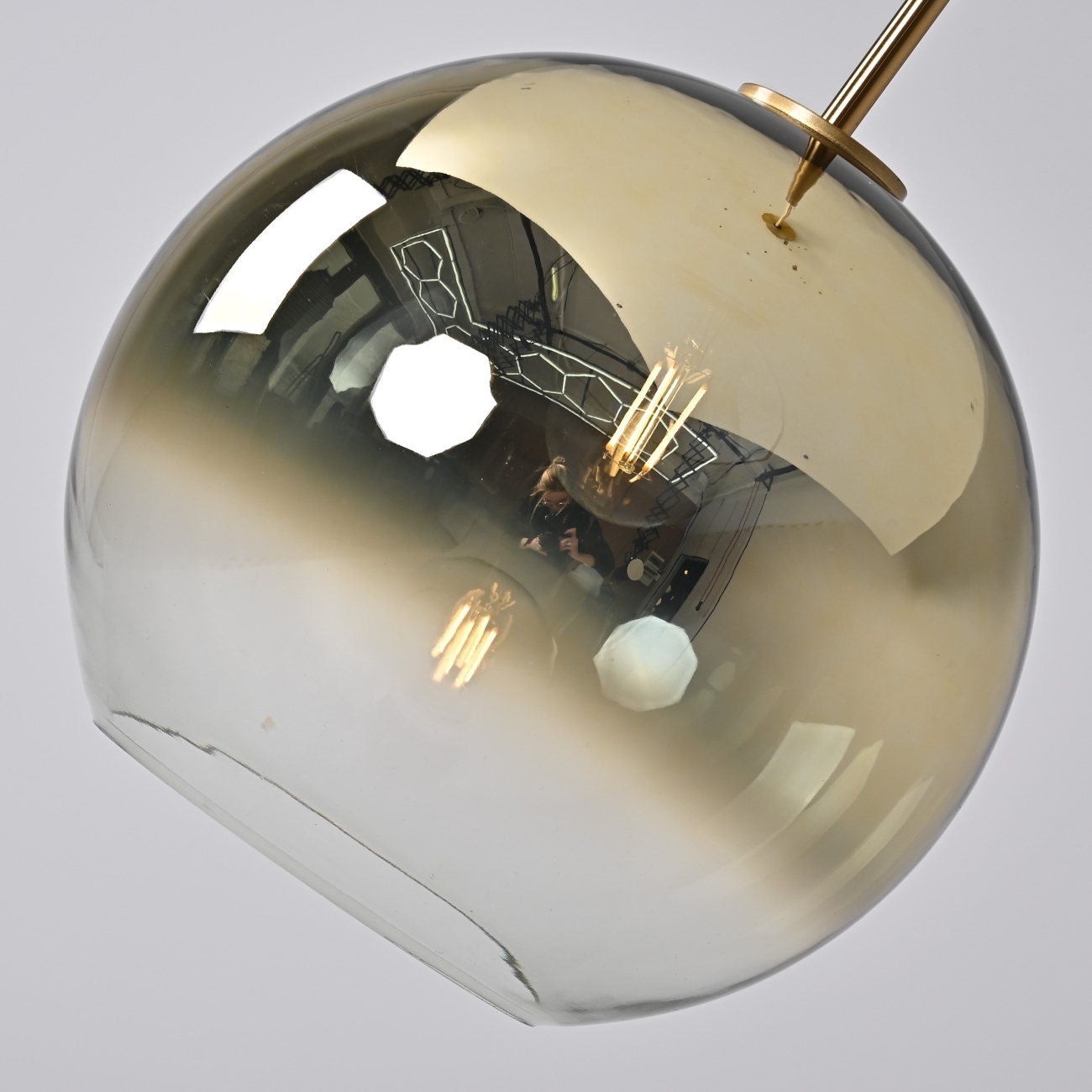 Подвесной светильник Passage One D30 Gold By ImperiumLoft Passage-One01 312596-26 в форме шара — фото 3