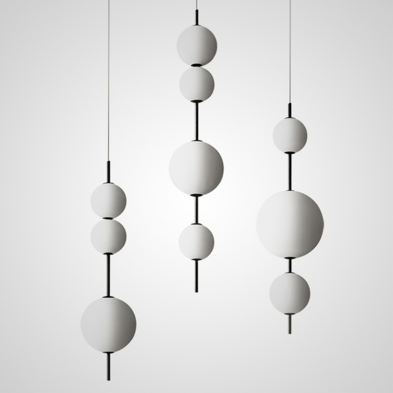 Подвесной светильник LED White Beads Pendant D50 By ImperiumLoft 40.2133-0 275303-22 шарики — фото 2