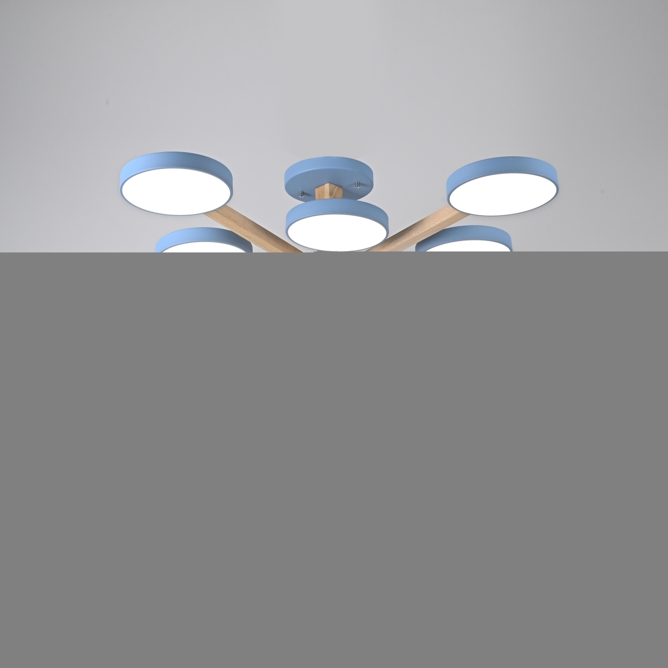 Потолочная люстра LED на штанге Turna L12 Blue By ImperiumLoft Turna-B01 (Умный дом, Алиса) 228855-26 — фото 5