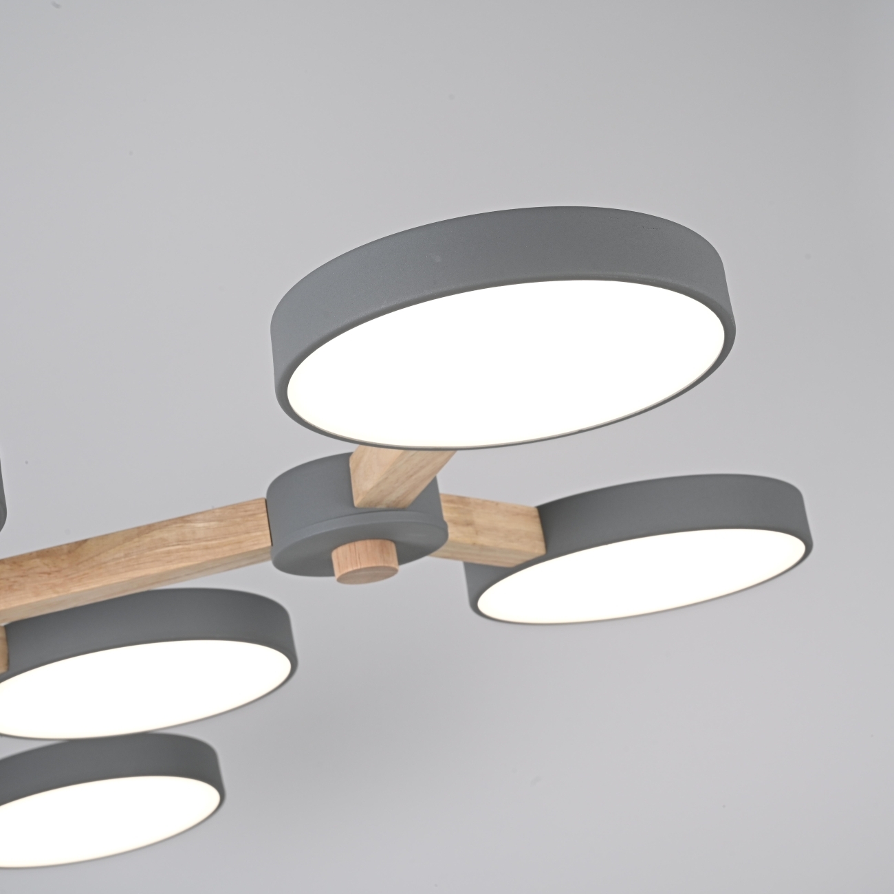 Потолочная люстра на штанге LED TURNA Серый ImperiumLoft Turna-X01 (178305-26, Умный дом, WiFi, голосовое управление) — фото 4