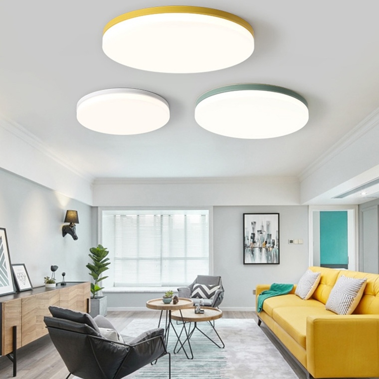 Потолочный светильник круглый LED Disc Half D26 White By ImperiumLoft Disc-C01 193124-26 — фото 2