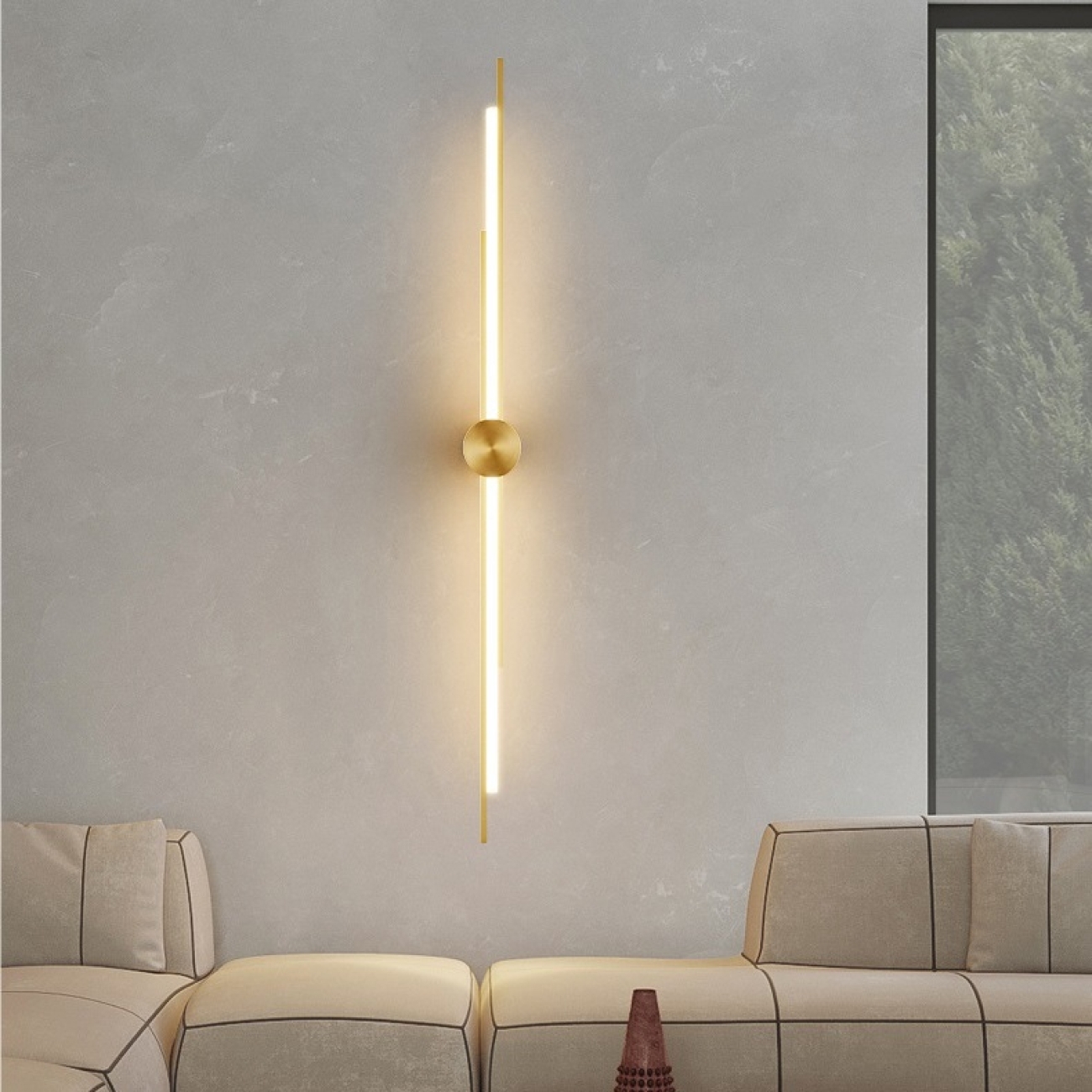 Настенный светильник светодиодный TINUS H103 Brass ImperiumLoft Tinus01 (230908-23, Умный дом, WiFi, голосовое управление) — фото 2