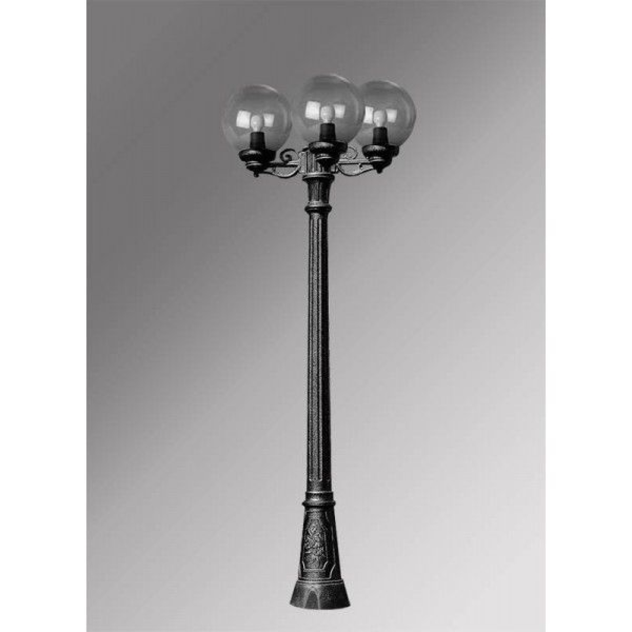 Наземный светильник IP55 уличный Fumagalli Gig BISSO/G300 3L G30.156.S30.AZE27 в форме шара