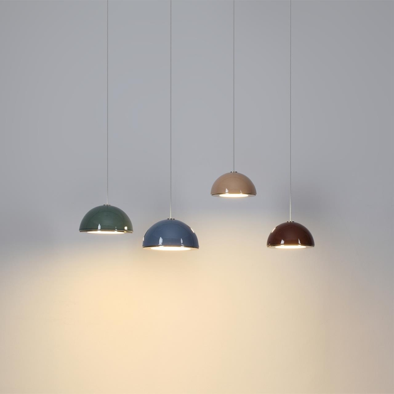 Подвесной светильник светодиодный Odeon Light Lulu 5452/6LA светлая бронза/синий/металл/керамика/акрил LED 6W 3000K — фото 5