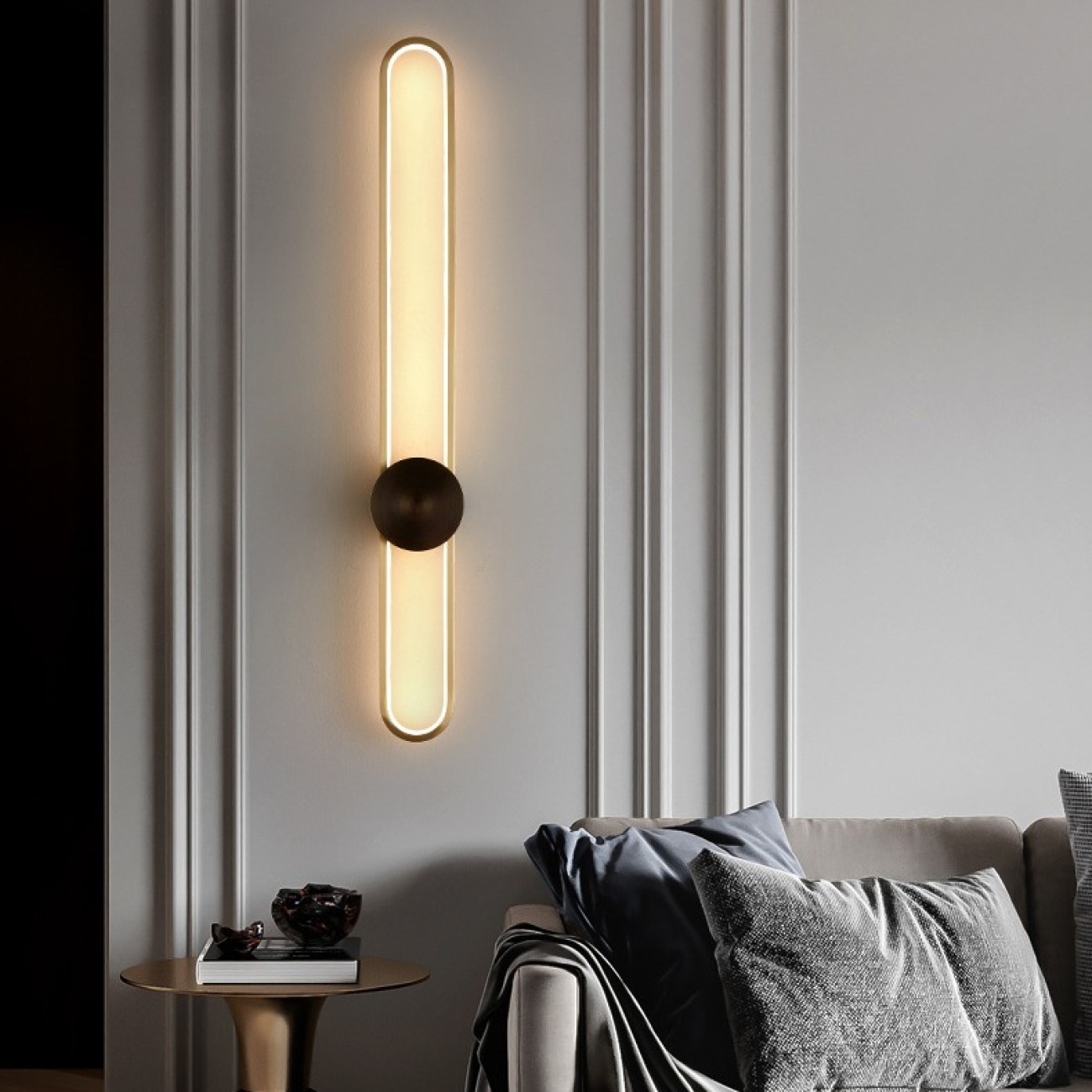Настенный светильник светодиодный Heidy L H90 Brass Black Imperiumloft Heidy-L01 (230862-23) — фото 6