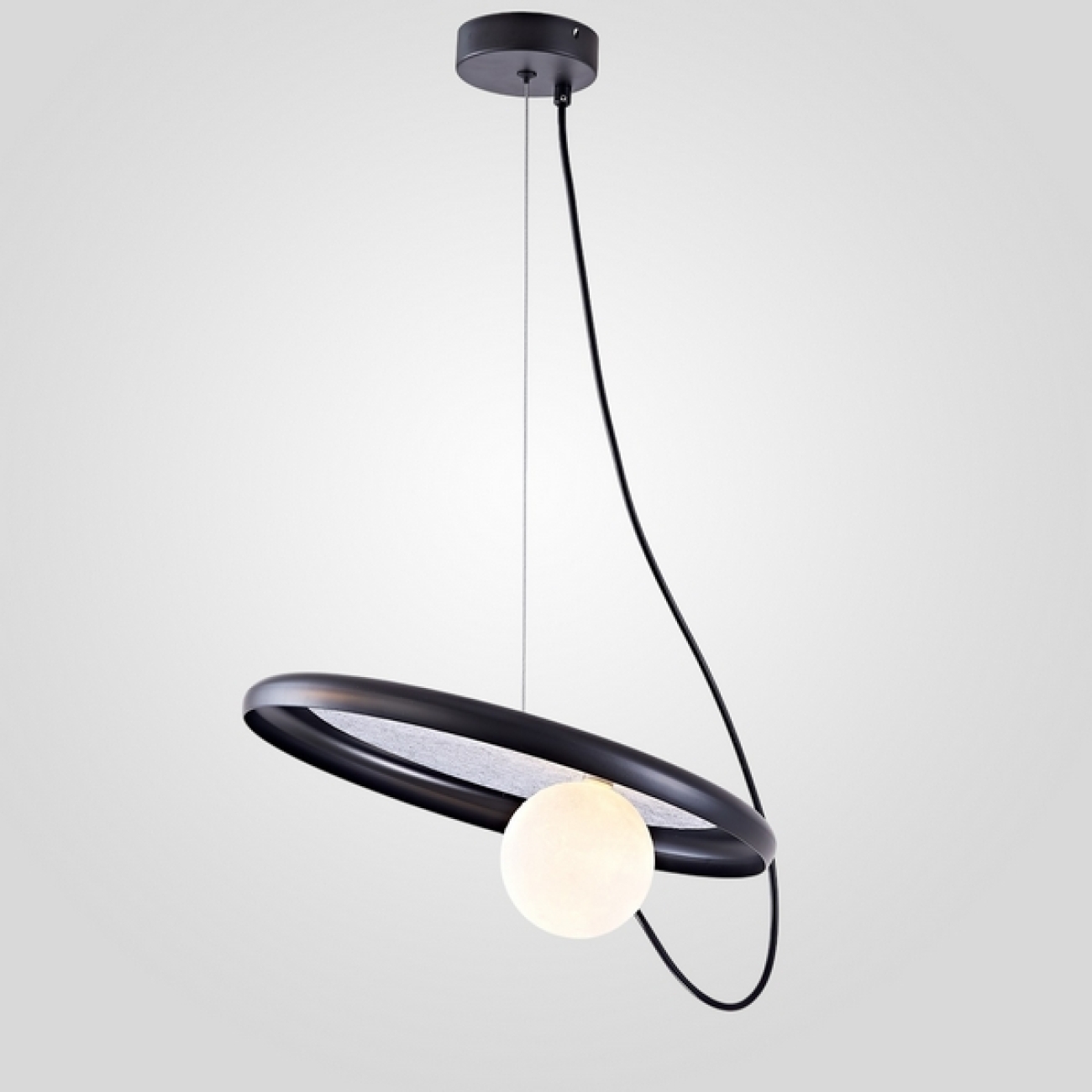 Подвесной светильник Margott D35 Black By ImperiumLoft Margott01 213908-23 в форме шара — фото 1