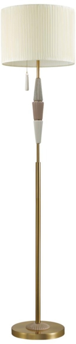 Торшер Odeon Light Latte 5403/1FA бронзовый/светло-коричневый/кремовый/металл/керамика/ткань E27 1*60W — фото 2