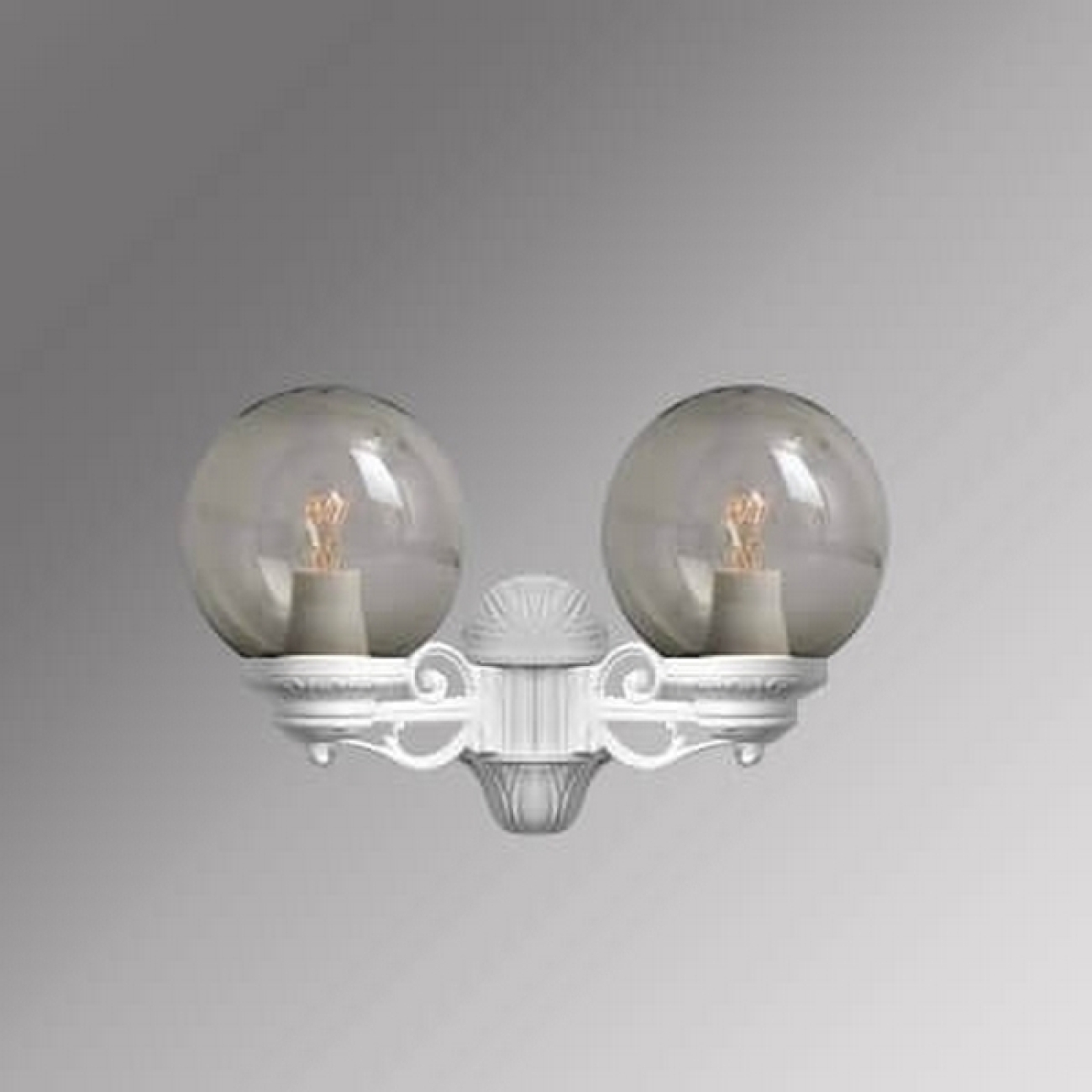 Настенный фонарь уличный IP55 Fumagalli Globe 250 G25.141.000.WZE27 шарики — фото 1