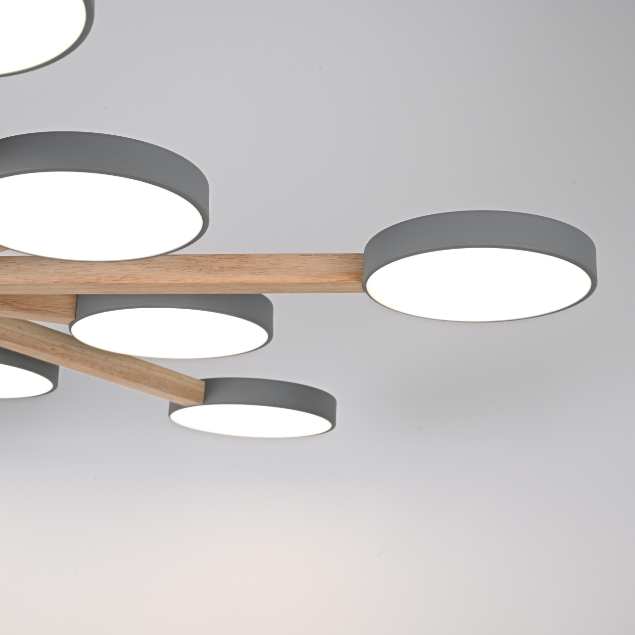 Потолочная люстра LED на штанге Turna L12 Grey By ImperiumLoft Turna-B01 (Умный дом, Алиса) 228859-26 — фото 2