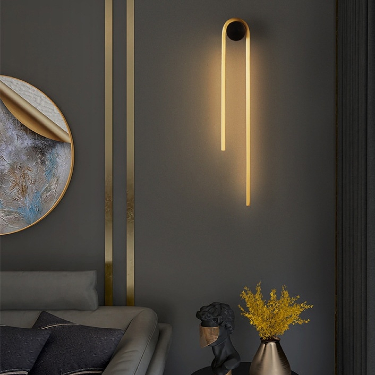 Настенный светильник LED WIKI B WALL H60 ImperiumLoft Wiki-B-Wall01 (227111-23, Умный дом, WiFi, голосовое управление) — фото 8