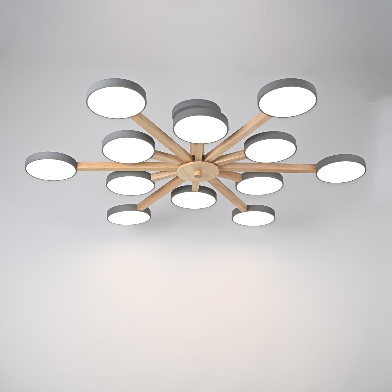 Потолочная люстра LED на штанге Turna L12 Grey By ImperiumLoft Turna-B01 (Умный дом, Алиса) 228859-26 — фото 8