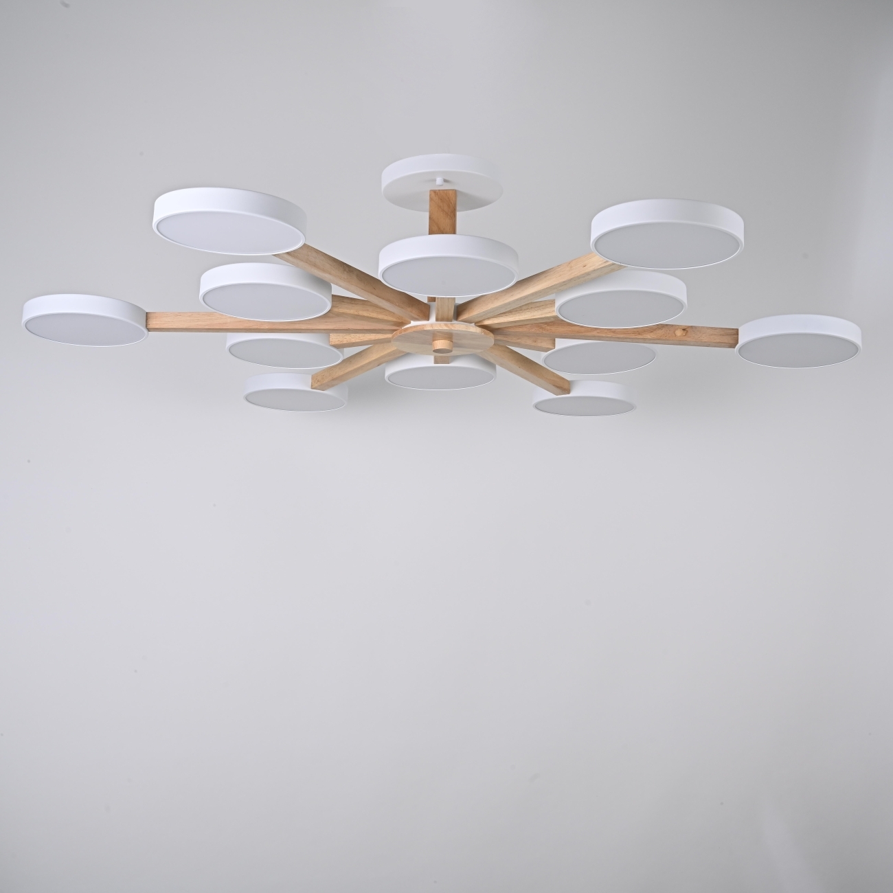 Потолочная люстра LED на штанге Turna L12 White By ImperiumLoft Turna-B01 (Умный дом, Алиса) 228851-26 — фото 5