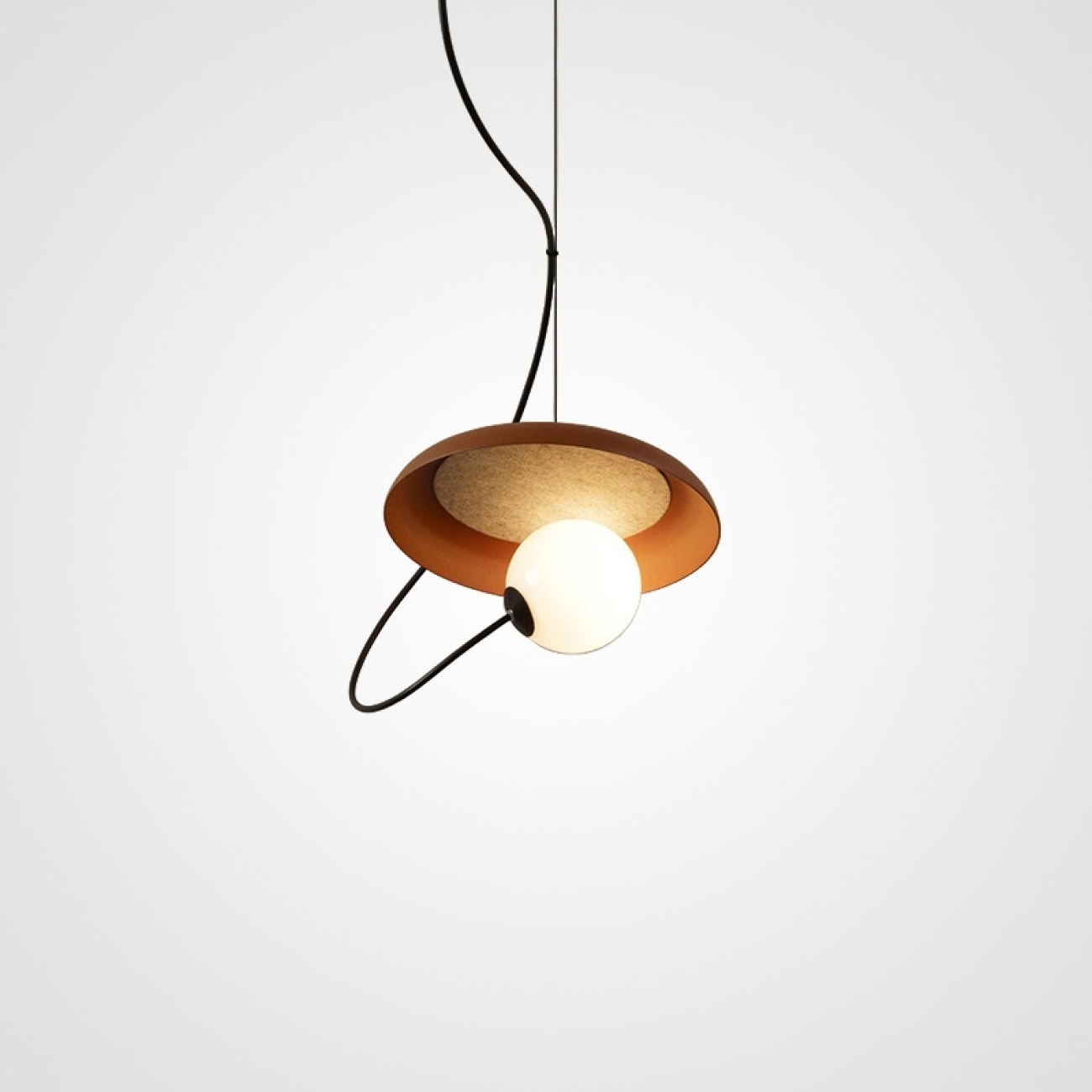 Подвесной светильник Margott D25 Orange By ImperiumLoft Margott01 213906-23 в форме шара — фото 7