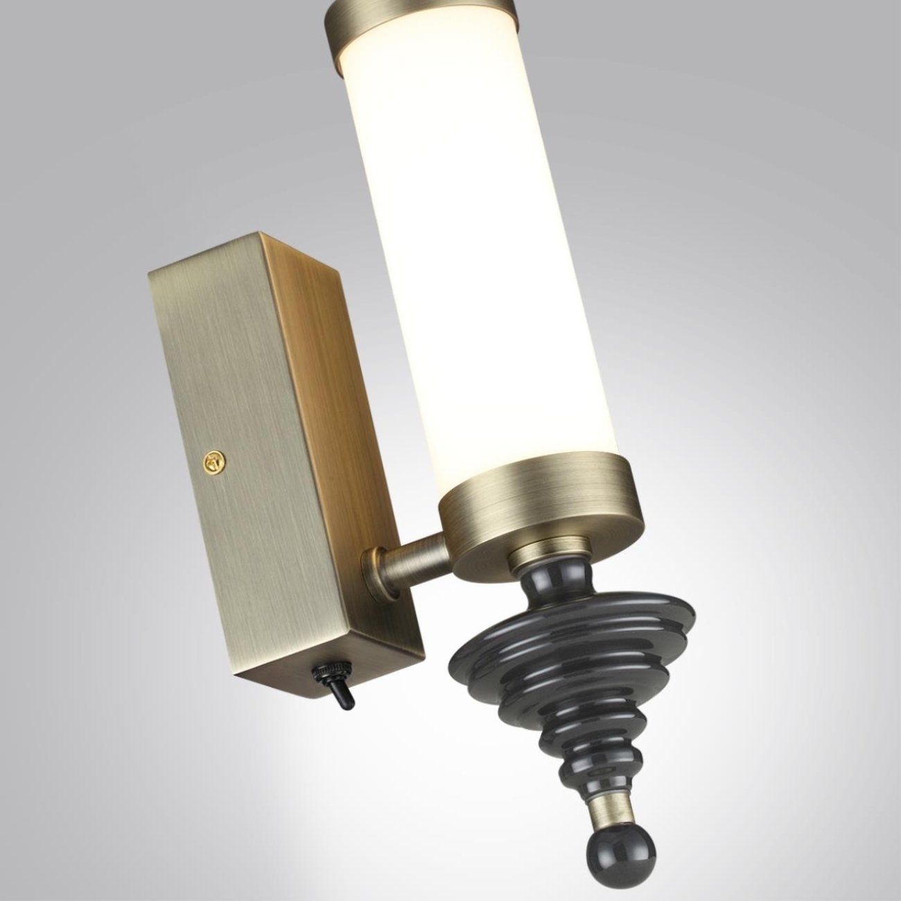 Настенный светильник Odeon Light Ula 5404/11WL бронзов.брашированн./черный/стекло/керамика LED 11W 3000K — фото 6