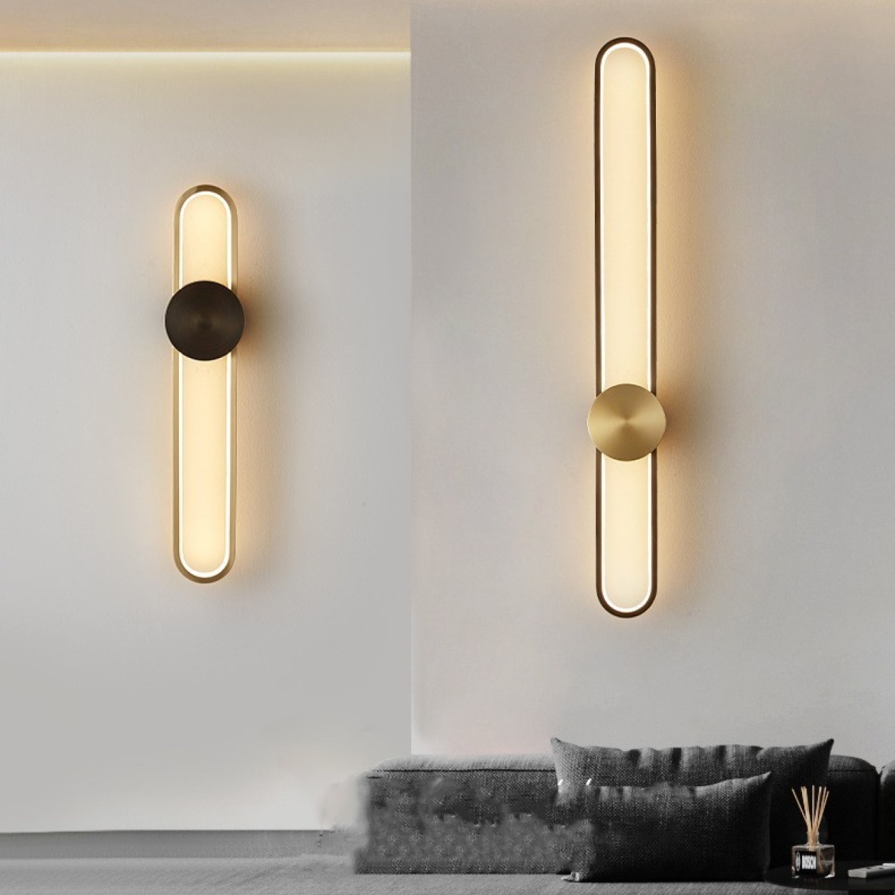 Настенный светильник светодиодный Heidy L H90 Brass Black Imperiumloft Heidy-L01 (230862-23) — фото 4