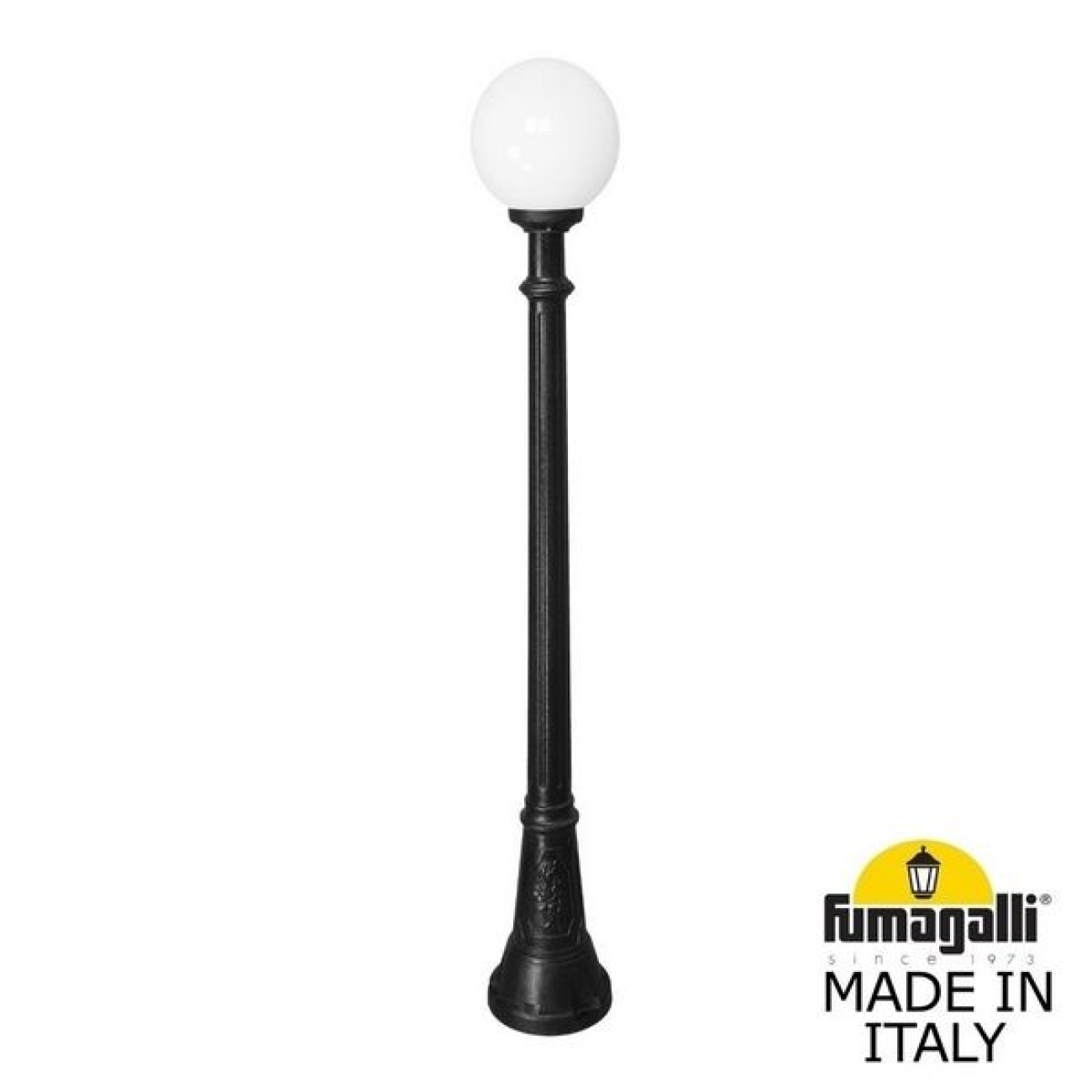Наземный фонарь IP55 Fumagalli Globe 250 G25.158.000.AYE27 в форме шара — фото 1