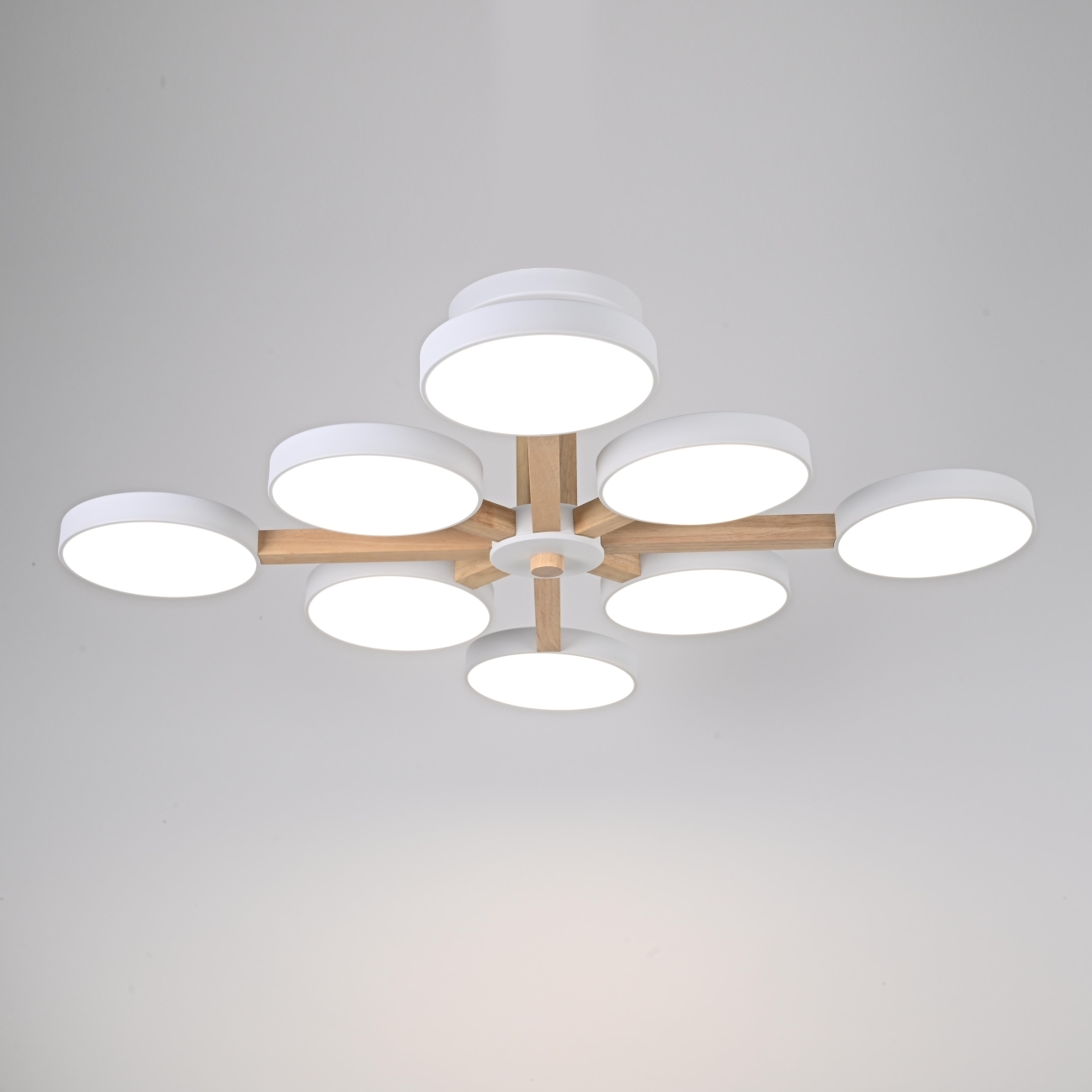 Потолочная люстра LED на штанге Turna L8 White By ImperiumLoft Turna-B01 (Умный дом, Алиса) 228849-26 — фото 6