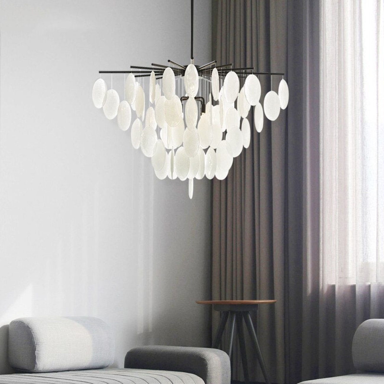 Потолочная люстра на штанге Ritta D68 Black By ImperiumLoft Ritta01 196784-23 — фото 4