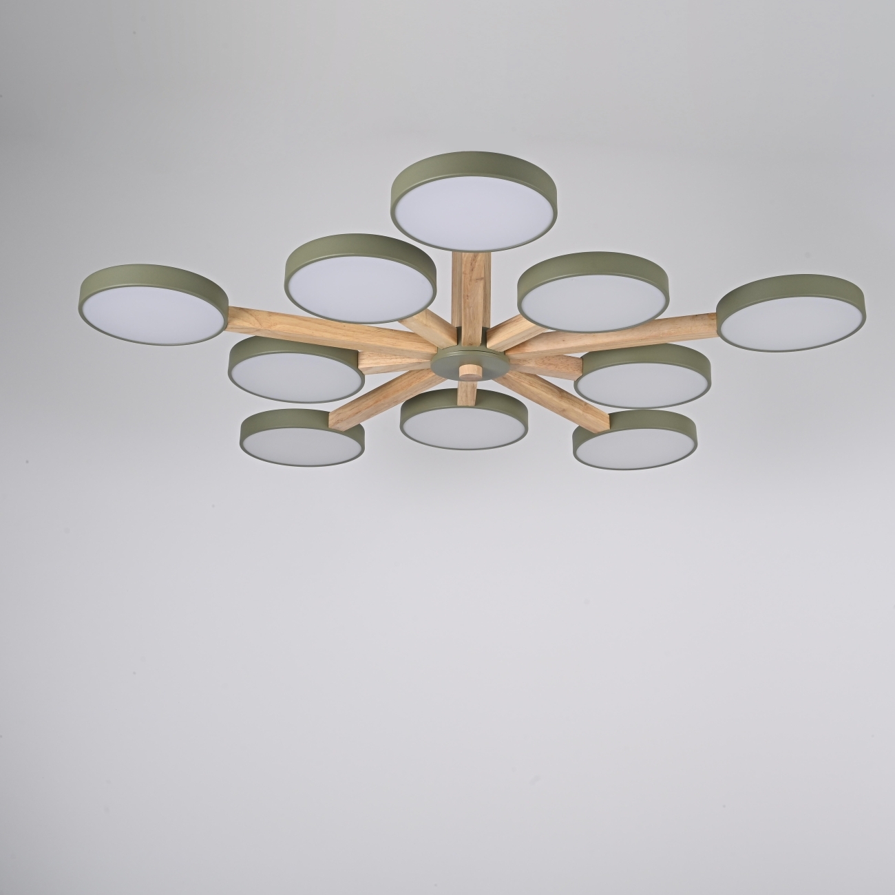 Потолочная люстра LED на штанге Turna L10 Khaki By ImperiumLoft Turna-B01 (Умный дом, Алиса) 228862-26 — фото 7