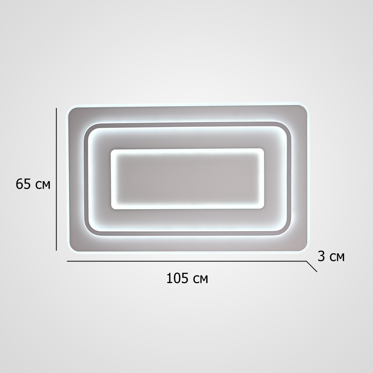 Потолочный светильник LED Acril White L105 By ImperiumLoft Acril_White01 288910-26 — фото 2
