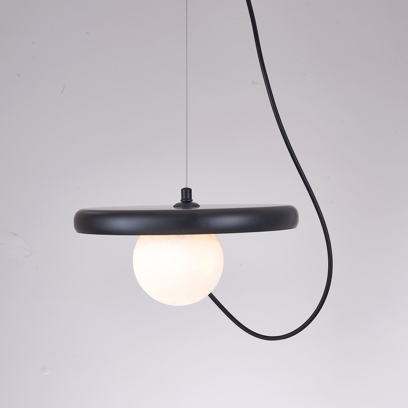 Подвесной светильник Margott D25 Black By ImperiumLoft Margott01 213907-23 в форме шара — фото 4