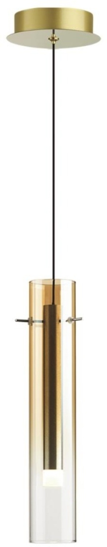 Подвесной светильник Odeon Light Shiny 5062/5LB PENDANT золотой/янтарный/металл/стекло LED 5W 3000K — фото 2